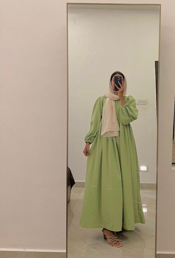 Blend Textured Cotton Maxi Dress